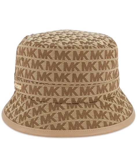 michael kors denim bucket hat|michael kors straw hat.